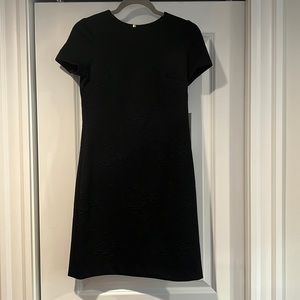 Calvin Klein Black Dress with Floral Detail